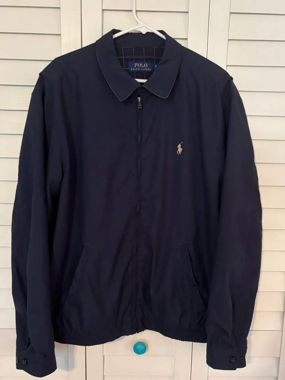 Polo by Ralph Lauren Navy Zip-Front Men's Jacket XL
